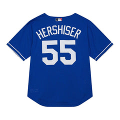 #55 Orel Hershiser 2000 Los Angeles Dodgers Baseball Jersey