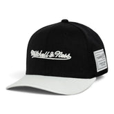 Mitchell & Ness Black-Cream Evergreen Snapback Cap