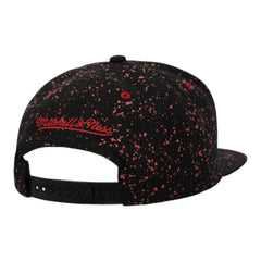 Philadelphia 76Ers Splatters Black Snapback Cap