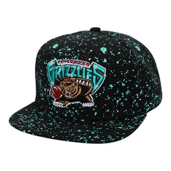 Vancouver Grizzlies Splatter Snapback Cap