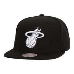 Miami Heat Core Snapback Cap Black