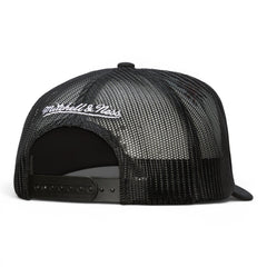 Los Angeles Lakers White Heritage Patch Trucker Snapback Cap