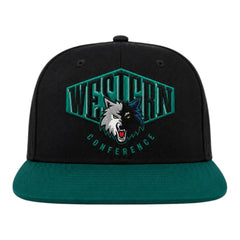 Minnesota Timberwolves Black2 Match Up Snapback Cap
