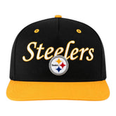 Pittsburgh Steelers Black2 Blitz Snapback Cap