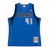#41 Dirk Nowitzki 2010 Dallas Mavericks Swingman Basketball Jersey