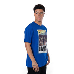 Lebron James Philadelphia 76ers "The King is Here: Welcome to Philly" King Has Arrived T-Shirt Royal Blue