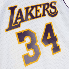 #34 Shaquille O'Neal 2002 Los Angeles Lakers Swingman Jersey