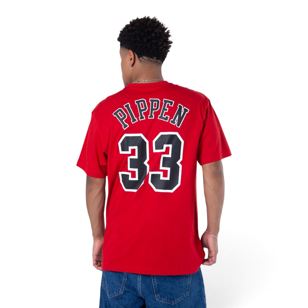 #33 Scottie Pippen Chicago Bulls T-Shirts Player Name and Number