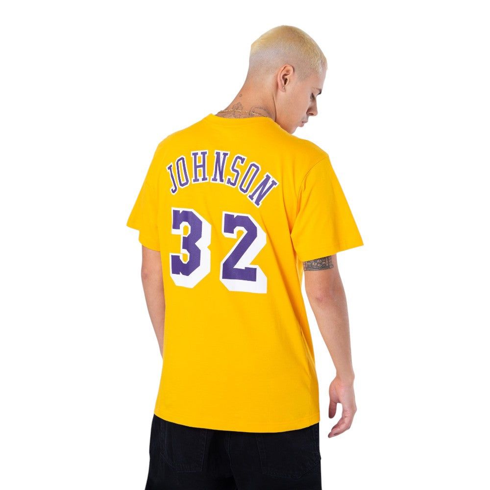 #32 Magic Johnson Los Angeles Lakers Player Name & Number T-shirt