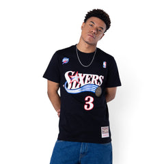 #3 Allen Iverson Philadelphia 76Ers Player Name & Number T-shirt