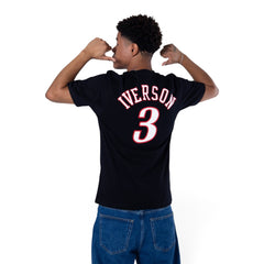 #3 Allen Iverson Philadelphia 76Ers Player Name & Number T-shirt