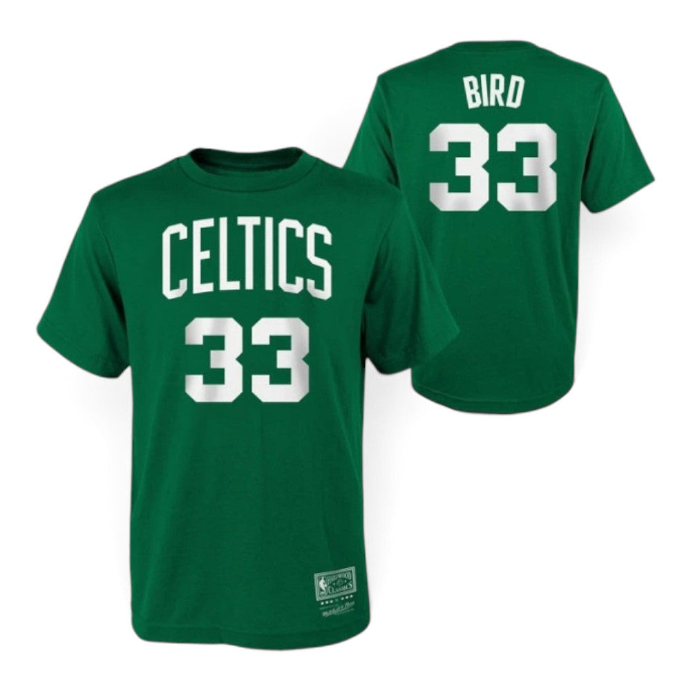 #33 Larry Bird Boston Celtics Green T-shirt