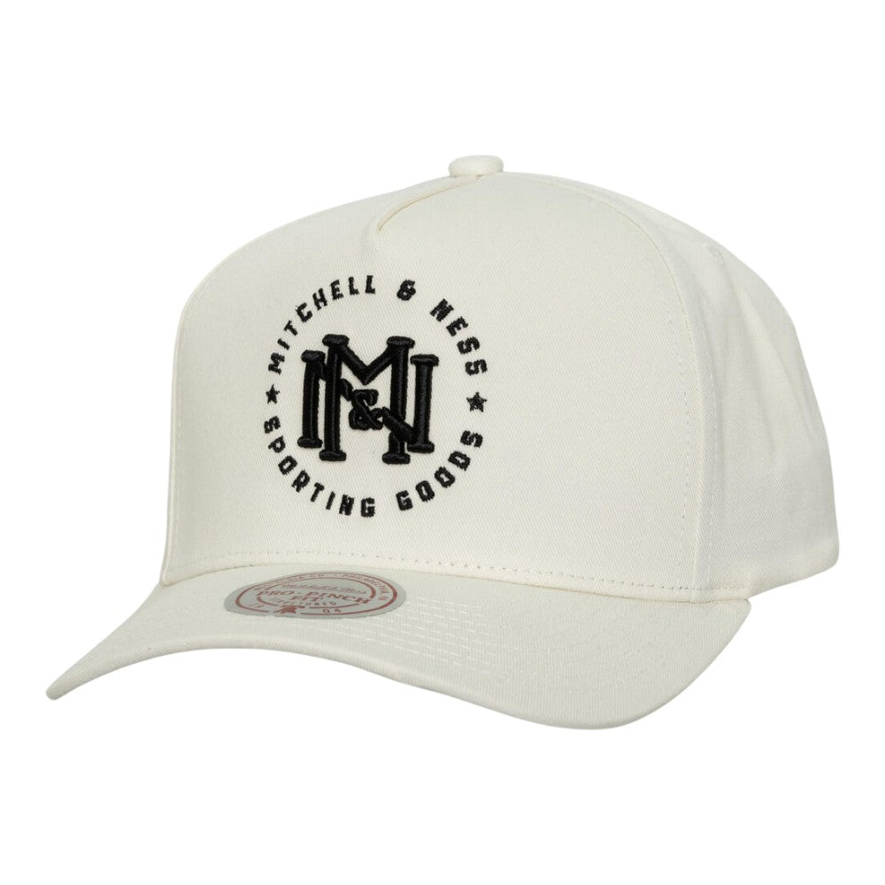 Mitchell & Ness Cream Snapback Cap