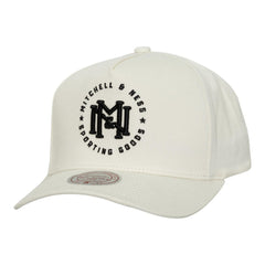 Mitchell & Ness Cream Snapback Cap