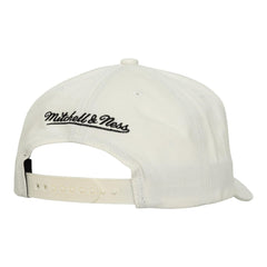 Mitchell & Ness Cream Snapback Cap