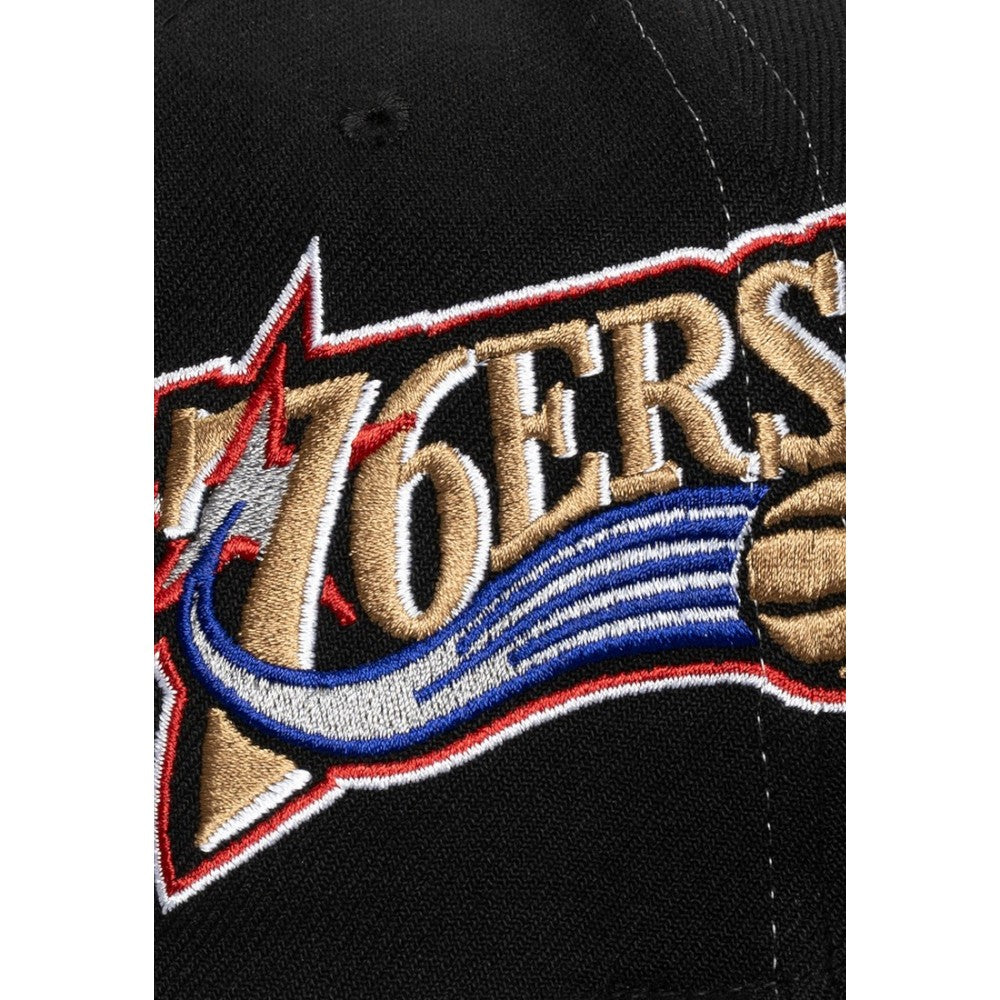 Philadelphia 76Ers Big Time Black Snapback Cap