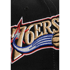 Philadelphia 76Ers Big Time Black Snapback Cap