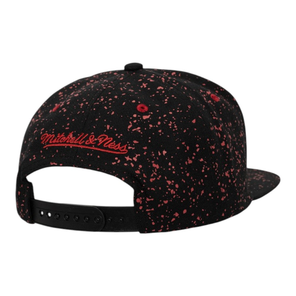 Philadelphia 76Ers Splatters Black Snapback Cap