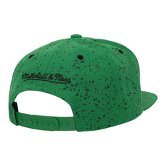 Boston Celtics Green Splatter Snapback Cap