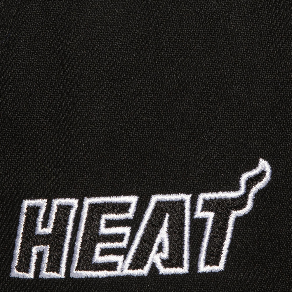 Miami Heat Core Snapback Cap Black