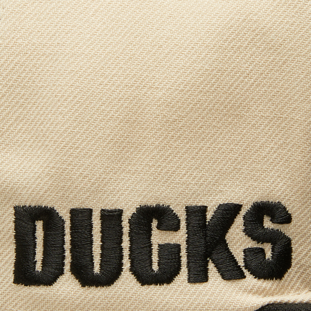 Anaheim Ducks Cream / Black Snapback Cap