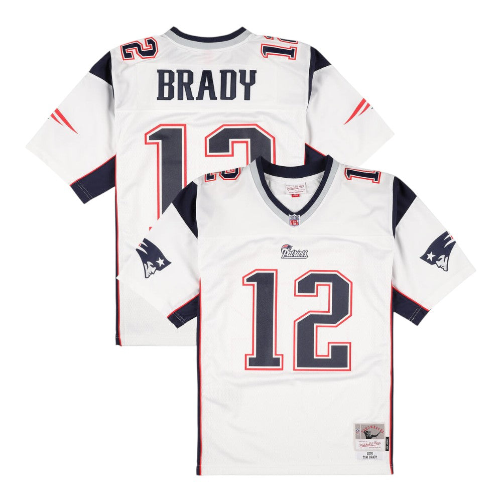 #12 Tom Brady 2000 New England Patriots NFL Jersey