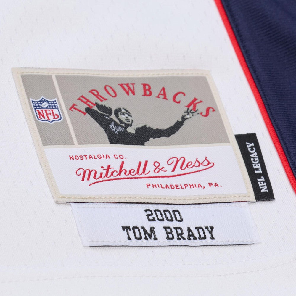 #12 Tom Brady 2000 New England Patriots NFL Jersey