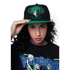 Minnesota Timberwolves Black2 Match Up Snapback Cap