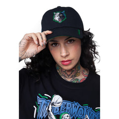 Minnesota Timberwolves Black Match Up Strapback Cap