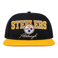 Pittsburgh Steelers Black2 Blitz Snapback Cap