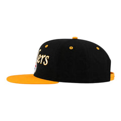 Pittsburgh Steelers Black2 Blitz Snapback Cap
