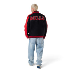 Chicago Bulls Black Match Up Varsity Jacket