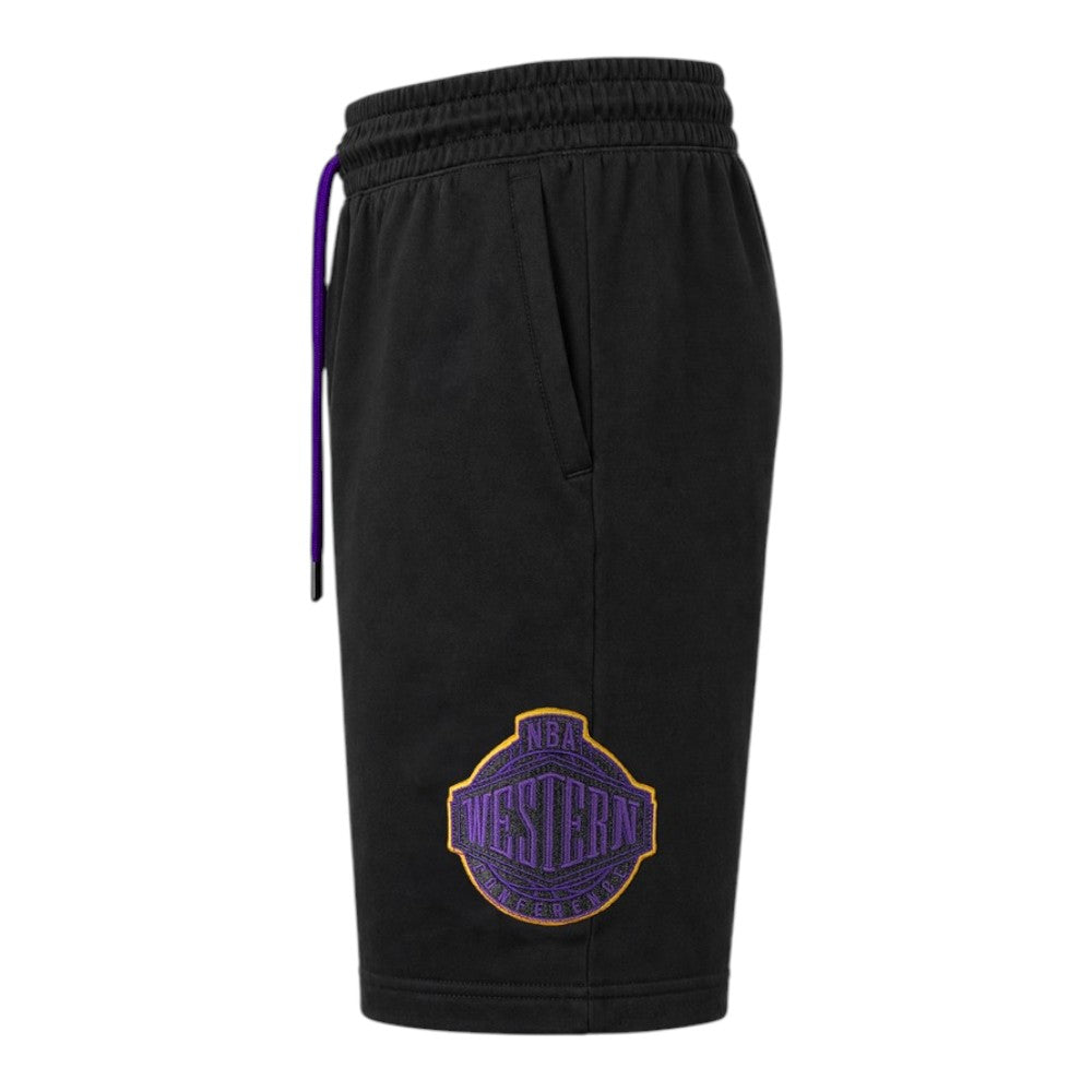 Los Angeles Lakers Match Up Shorts Black