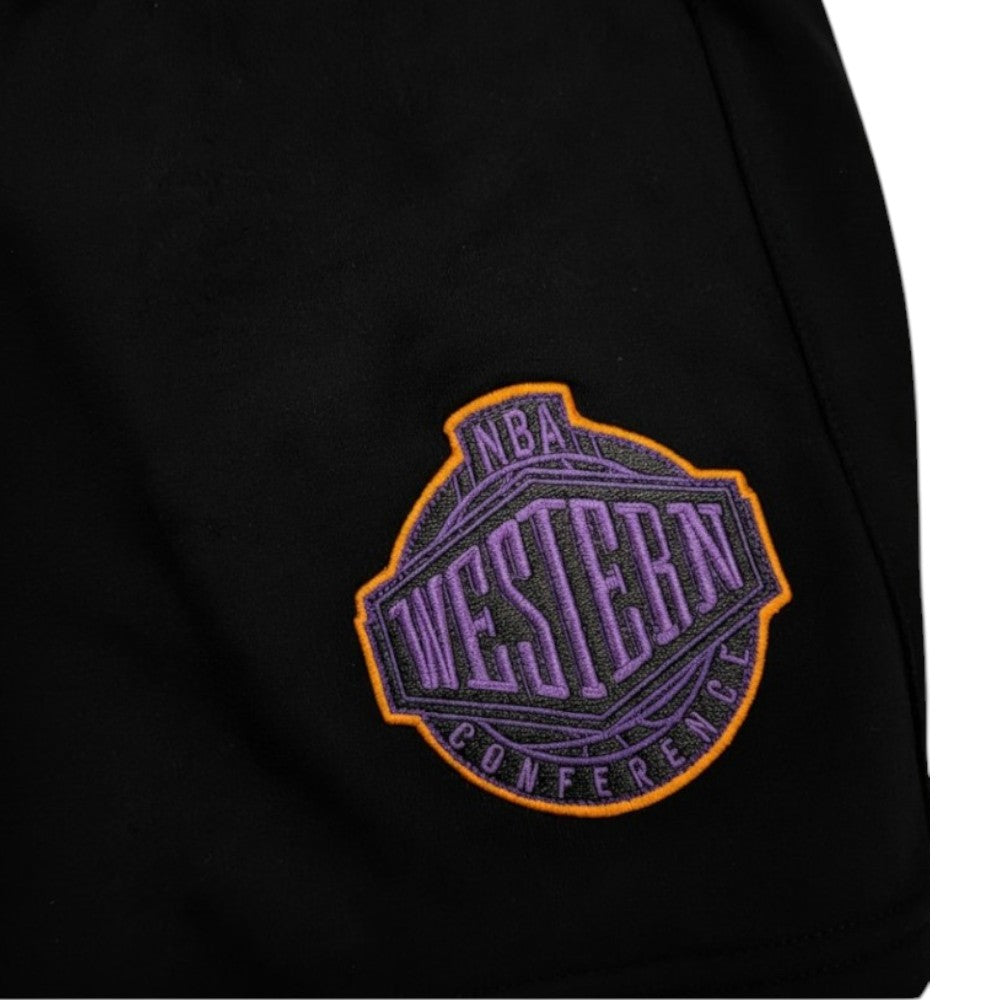 Los Angeles Lakers Match Up Shorts Black
