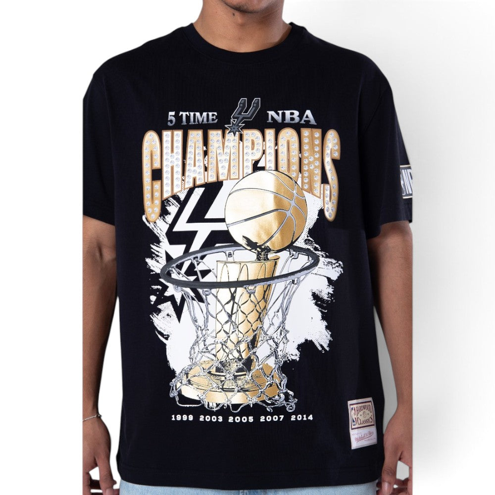 San Antonio Spurs Black Champs T-shirt