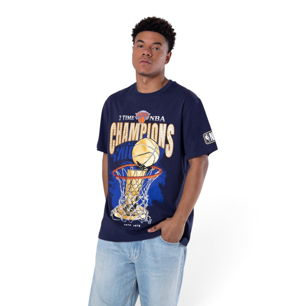 New York Knicks Navy Champs T-shirt
