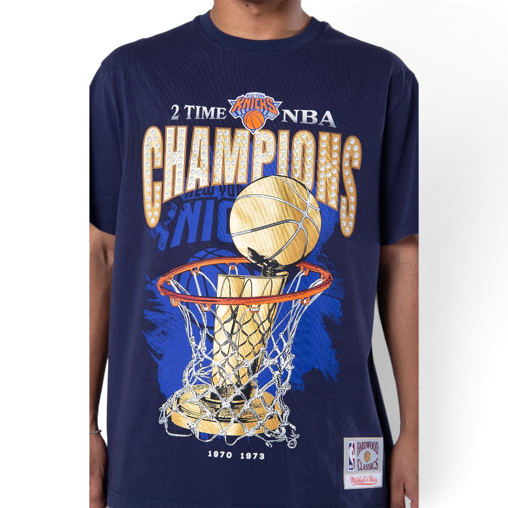 New York Knicks Navy Champs T-shirt