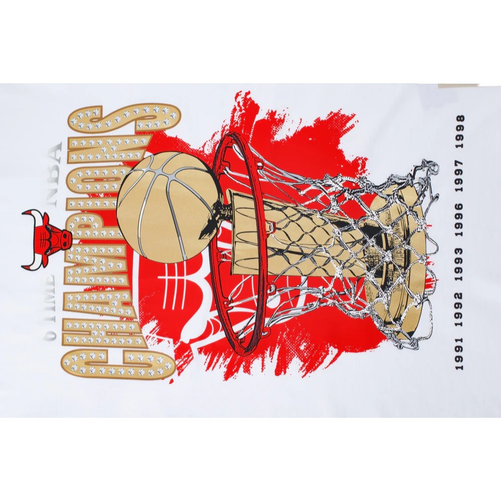 Chicago Bulls White Champs T-shirt