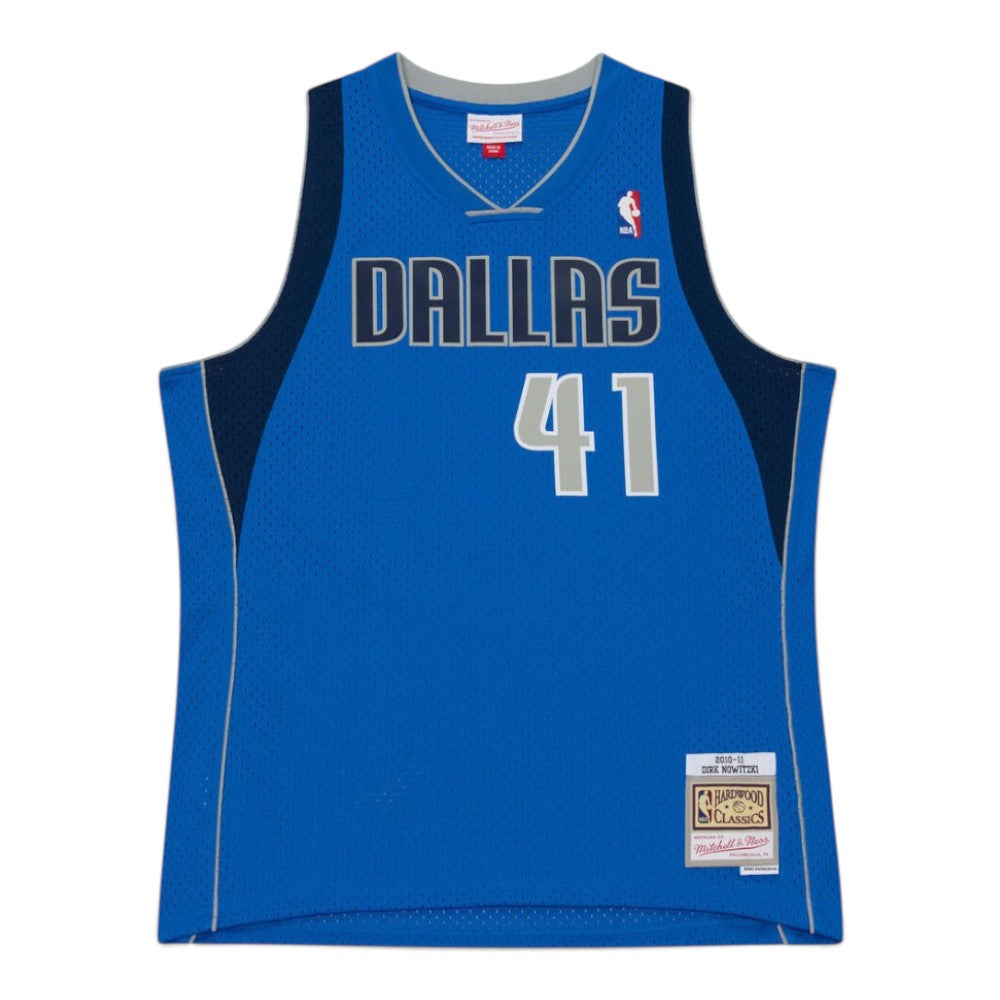 #41 Dirk Nowitzki 2010 Dallas Mavericks Swingman Basketball Jersey