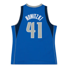 #41 Dirk Nowitzki 2010 Dallas Mavericks Swingman Basketball Jersey
