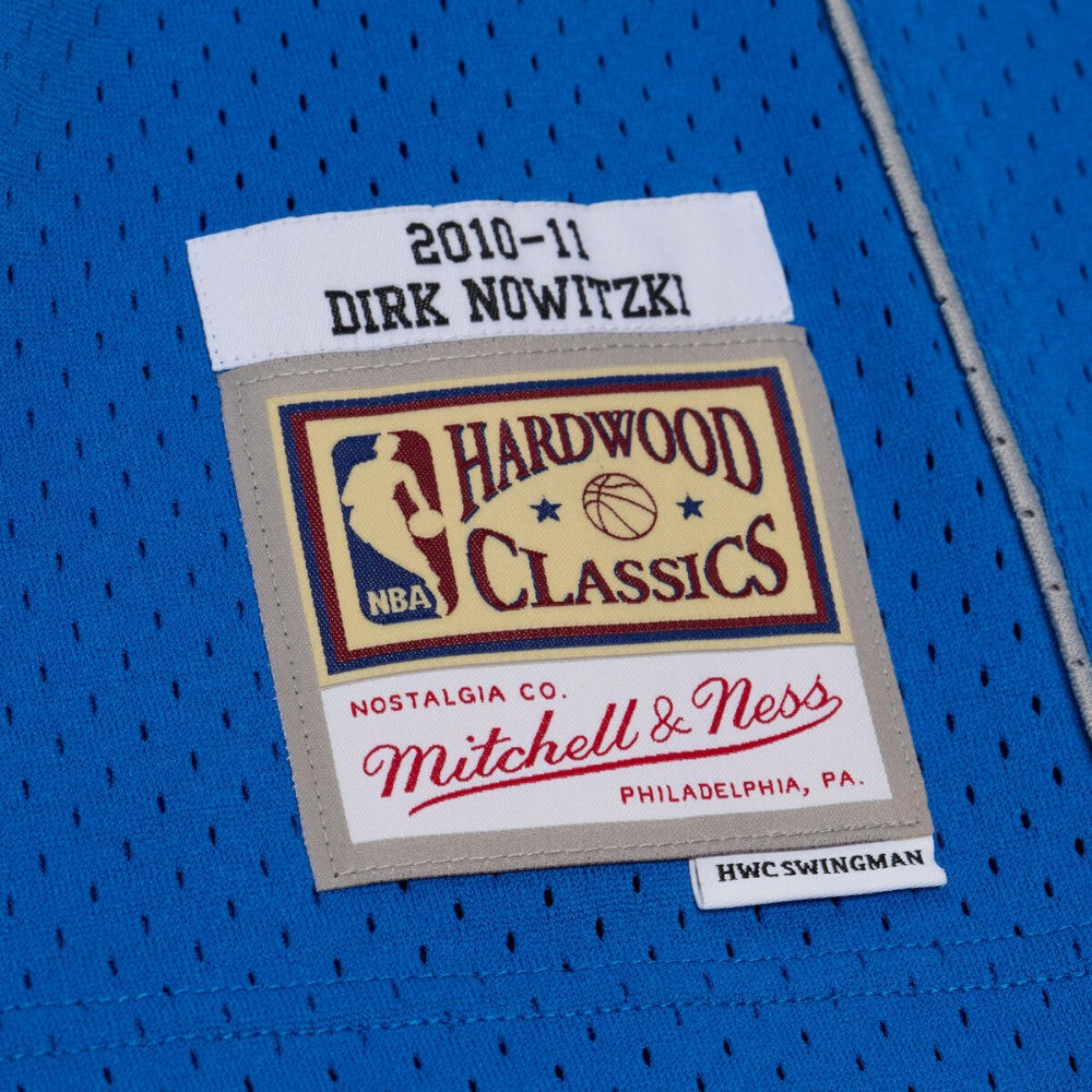 #41 Dirk Nowitzki 2010 Dallas Mavericks Swingman Basketball Jersey