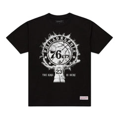 Lebron James Philadelphia 76ers "The King is Here: Welcome to Philly" Witness T-Shirt Black