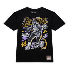 Magic Johnson Los Angeles Lakers Chalked Up Tee