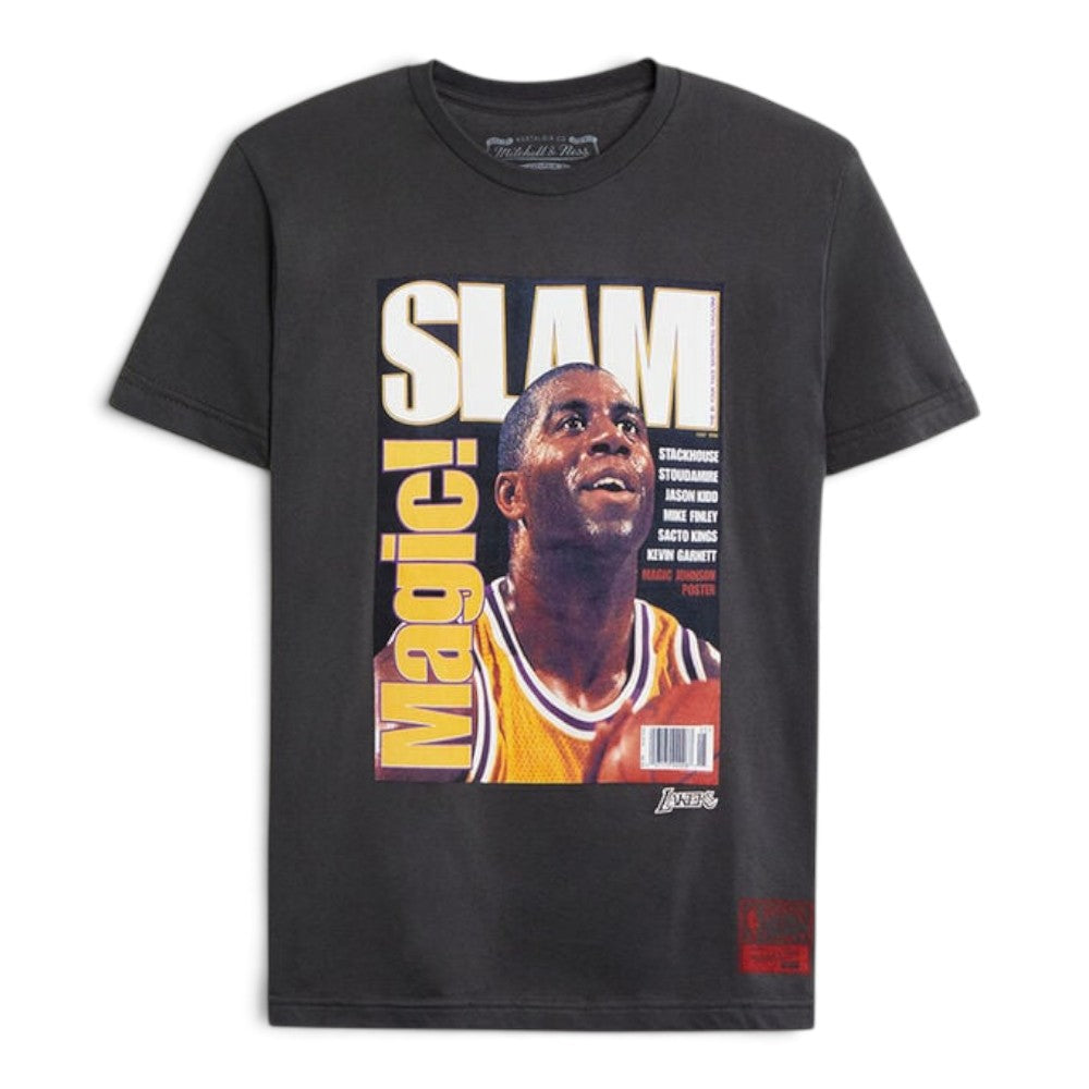Slam Tee Magic Johnson Los Angeles Lakers Black