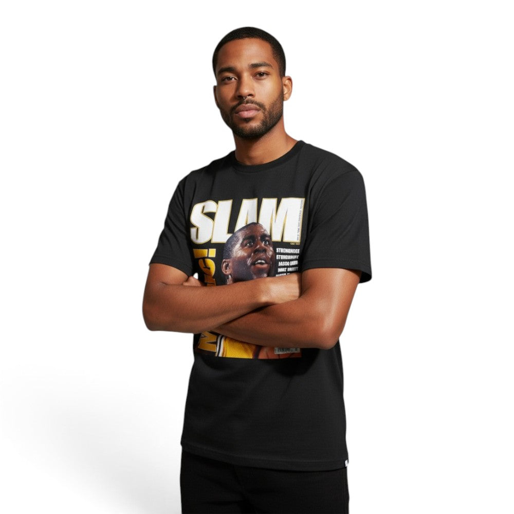 Slam Tee Magic Johnson Los Angeles Lakers Black