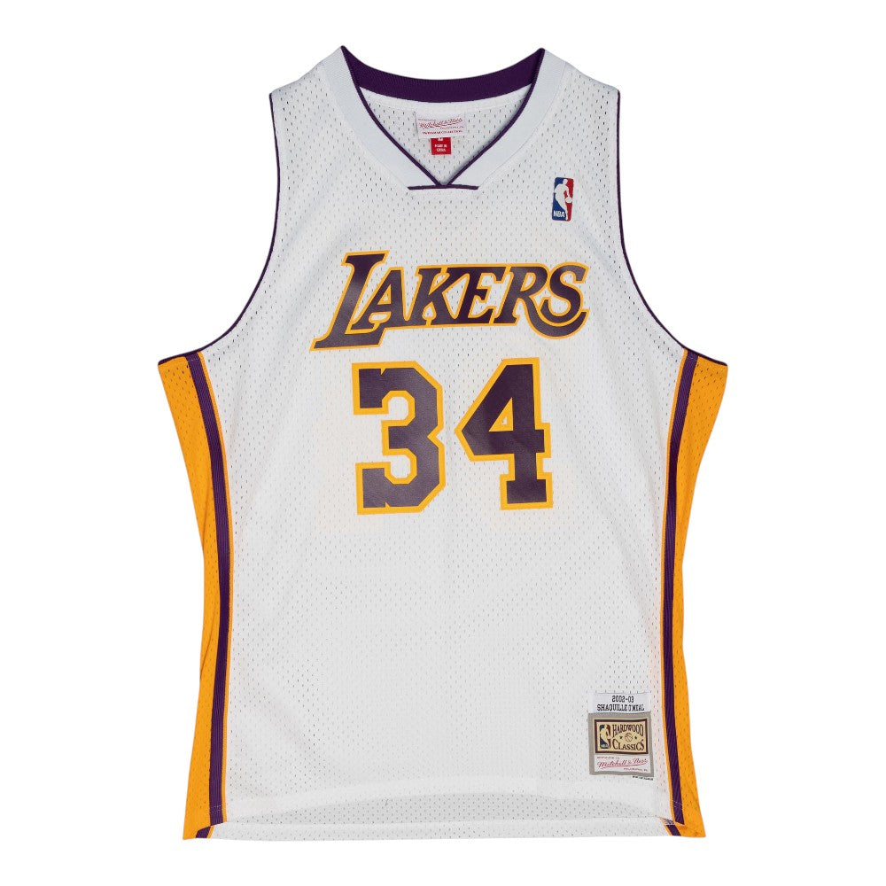 #34 Shaquille O'Neal 2002 Los Angeles Lakers Swingman Jersey