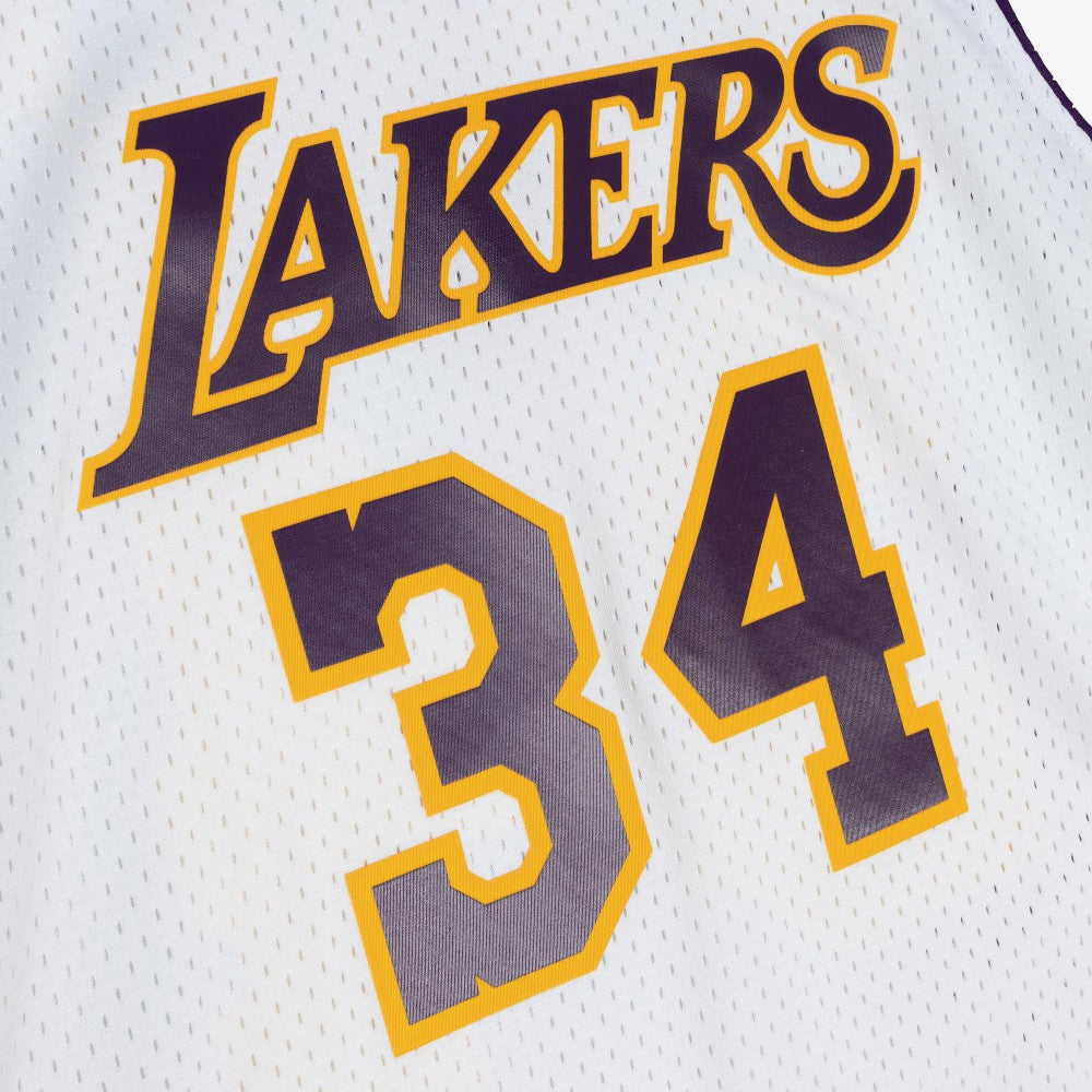 #34 Shaquille O'Neal 2002 Los Angeles Lakers Swingman Jersey