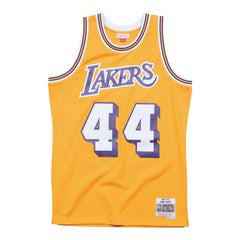#44 Jerry West 1971 Los Angeles Lakers Swingman Jersey