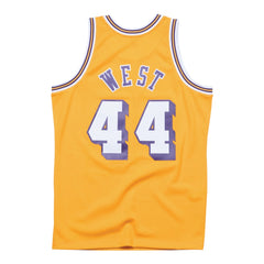 #44 Jerry West 1971 Los Angeles Lakers Swingman Jersey