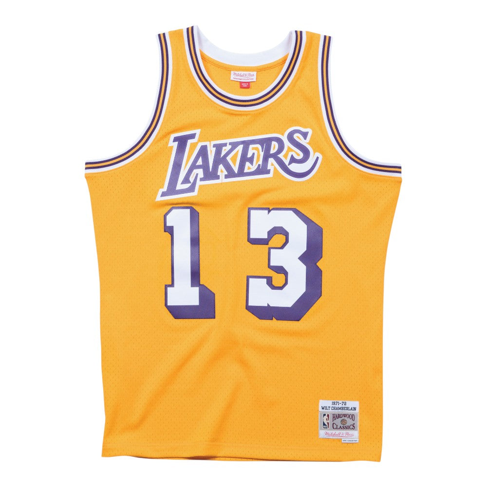 #13 Wilt Chamberlain 1971 Los Angeles Lakers Swingman Jersey